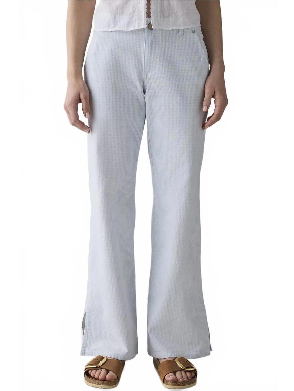 UO BDG Silverlake Mid-Rise Straight Leg Pant Urban Outfitters NWOT Blue Gingham